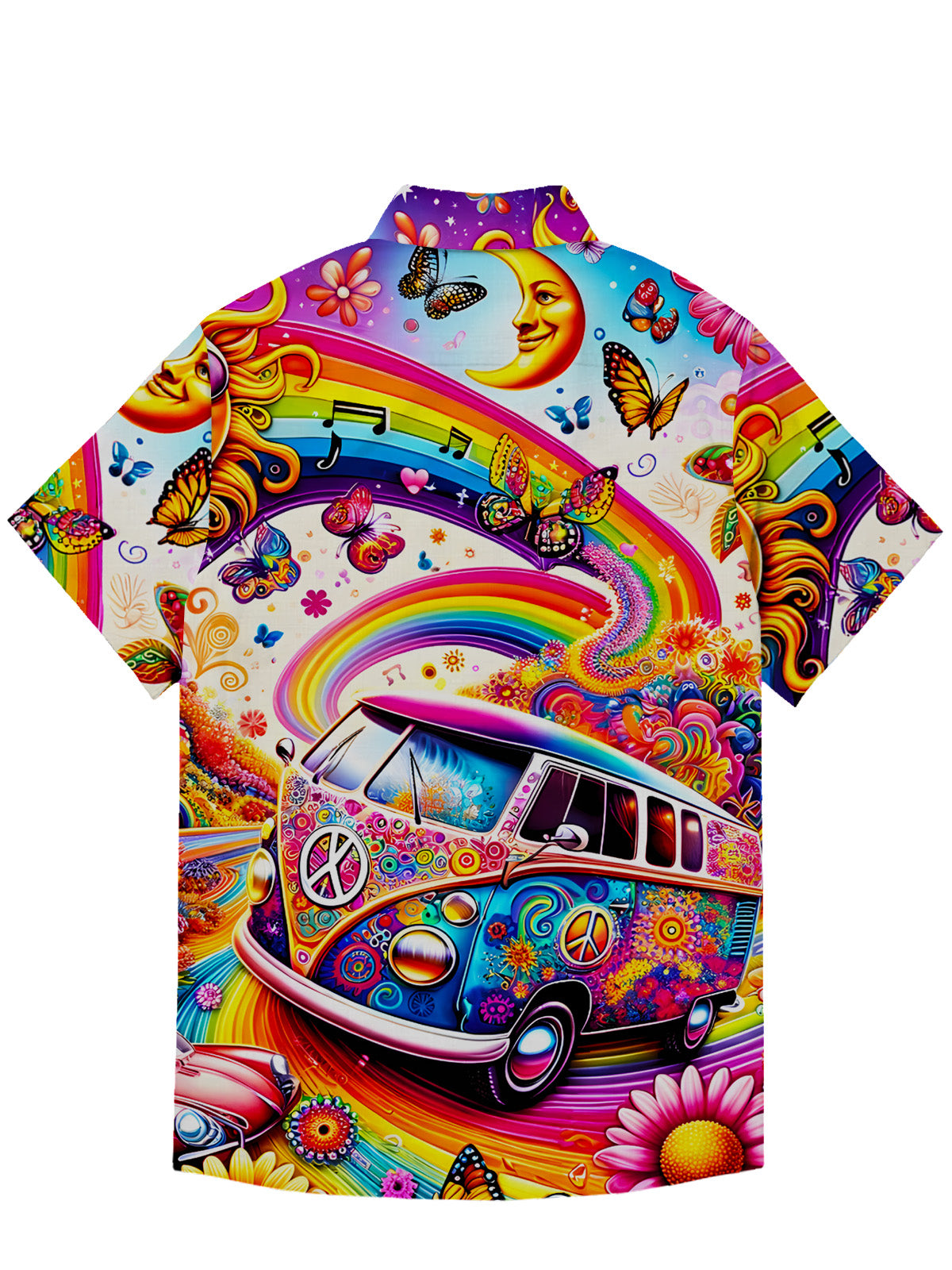 Yaikiki Vintage Hippie Van Short Sleeve Shirt