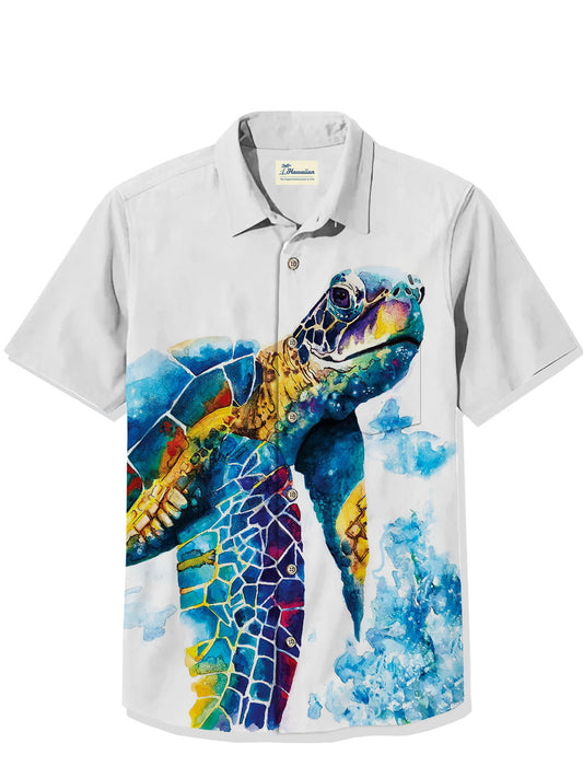 Yaikiki Sea Turtle Honu Hawaiian Shirt