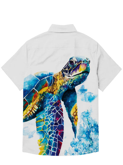 Yaikiki Sea Turtle Honu Hawaiian Shirt