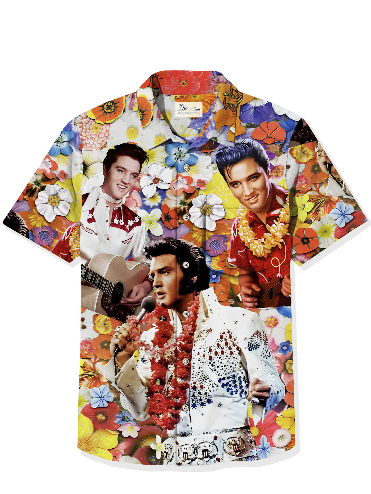 Yaikiki Rock Band Elvis Presley Aloha State Hawaiian Shirt