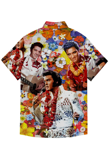 Yaikiki Rock Band Elvis Presley Aloha State Hawaiian Shirt